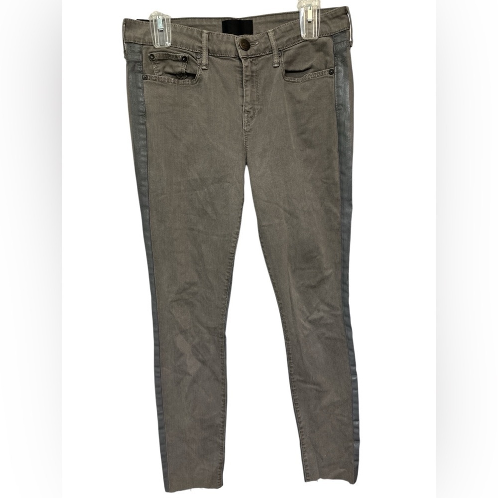 Vince Women's Size 28 Dylan Skinny Tuxedo Jeans Gray